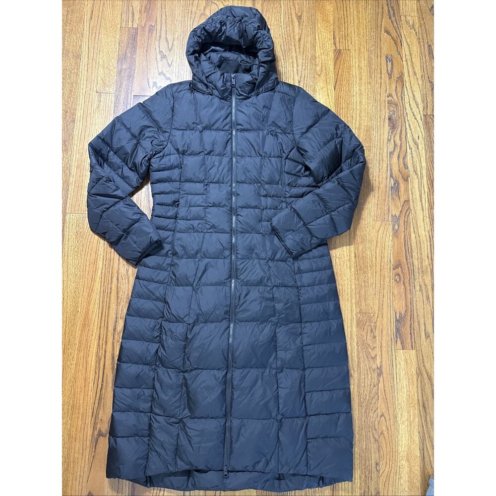 The North Face Metropolis Down Winter Coat Womens L Long Puffer Parka Jacket C8